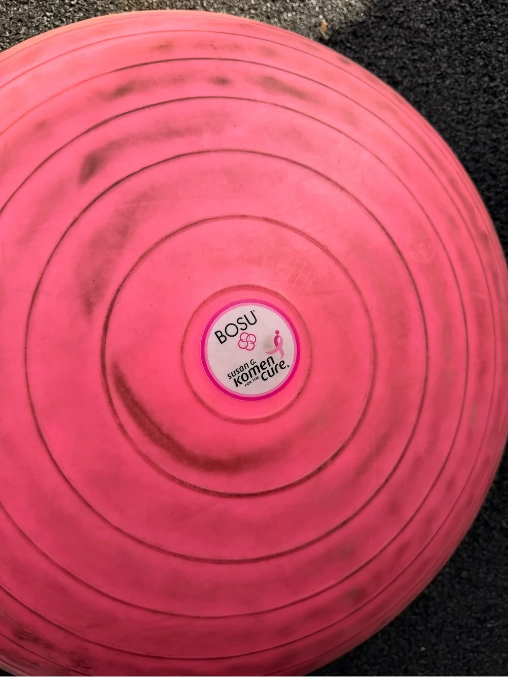 Pair of Balance Trainer Bosu-Bosu Balls in Blue and Pink - Picture 2 of 5